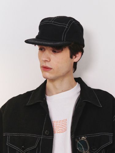 Linen 16LEA Camp Cap _Black - filobisknot - Modalova