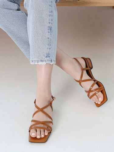 Leticia Button Strap Sandal - amellie - Modalova