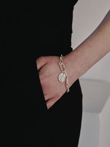 Savoy Chain Bracelet Silver - MARSBOM - Modalova