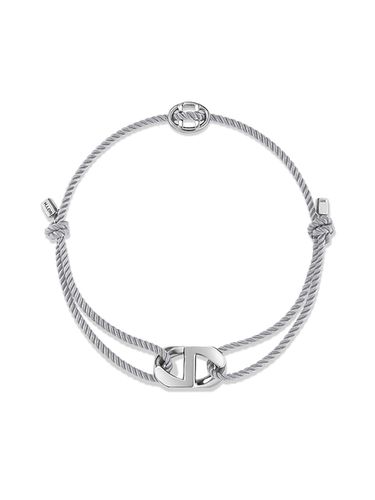 Erite Emblem String Bracelet_Light Gray - hyeres-lor - Modalova