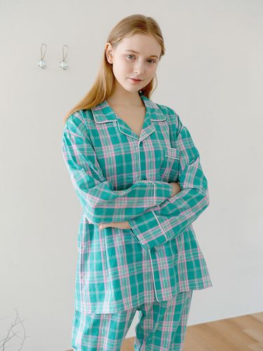 Julie Pajama Set - Green - be;comfort - Modalova