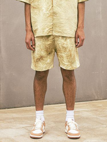 Tie-dyed Short Pants_ Beige - MASSNOUN - Modalova