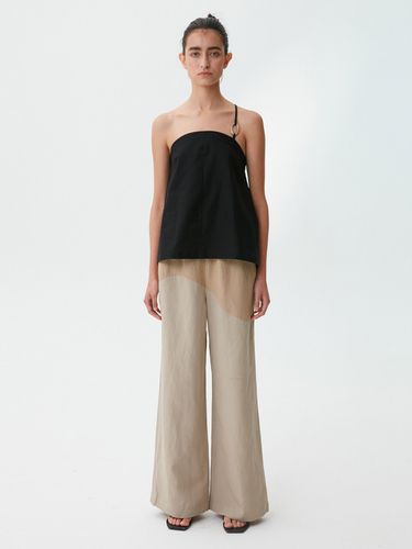 Wave Wide Pants (Beige) - EcommaE - Modalova