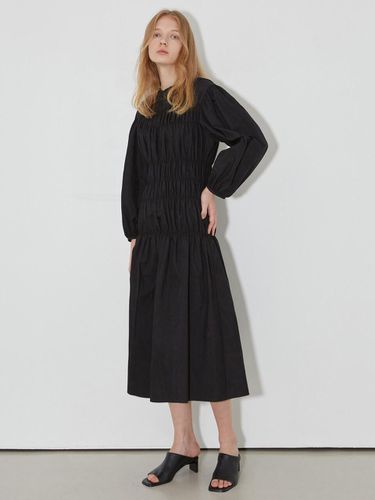 Smock Detailed Long Dress - REFINED902 - Modalova