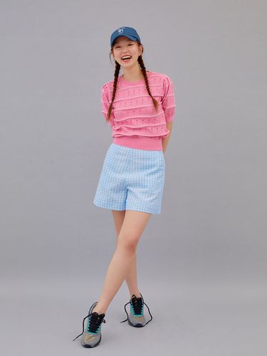 Seersucker Gingham Short Pants () - Your name Here - Modalova