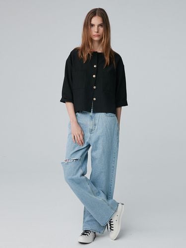 Natural Torn Denim Pants () - AEER - Modalova