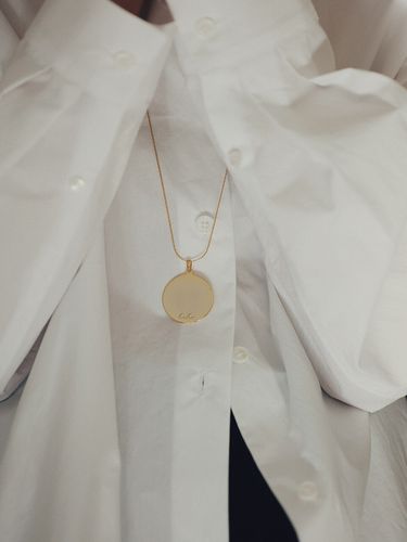 Bell Long Necklace (circle) - BAEBAE - Modalova