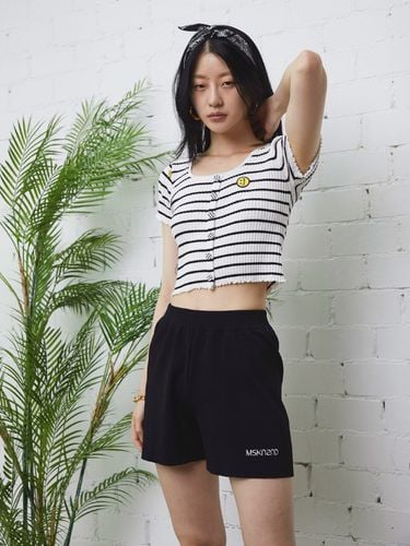 Knit Shorts Black - MSKN2ND - Modalova