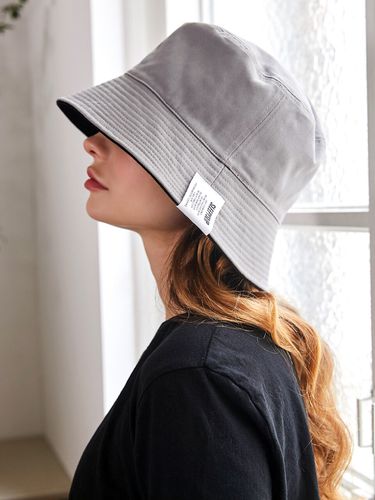 Reversible Bucket Hat_Gray/Black - SLEEPYSLIP - Modalova