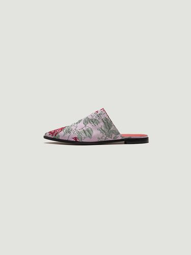 ROSA Floral Patterned Slippers - Pink/Red/Green - EENK - Modalova