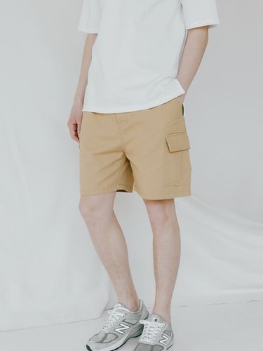 Washing Cargo Shorts _Beige - ESN - Modalova