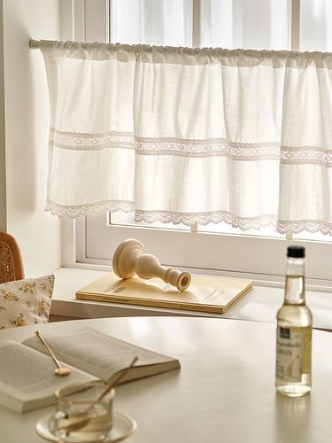 Pure Lace Kitchen Valance Curtain - DECOVIEW - Modalova