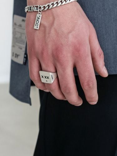 X XX Logo Ring (Surgical Steel) - S SY - Modalova