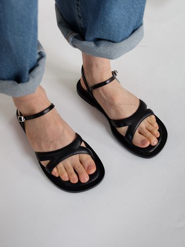 Bold X Sandal_Black - MOL:pin - Modalova