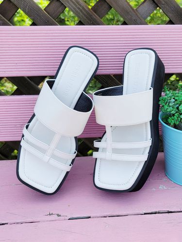 Stella Platform Mule_CreamWhite - KERRIJADE - Modalova