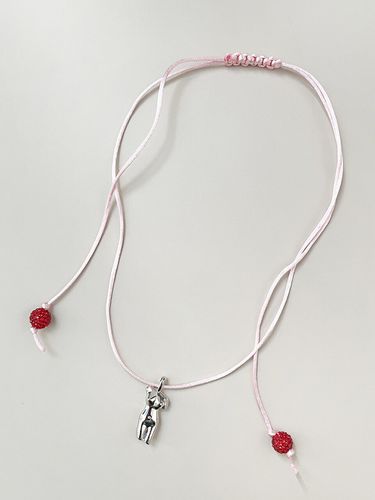 My Dream Body String Necklace (Silver + 2 Colors) - August Harmony - Modalova