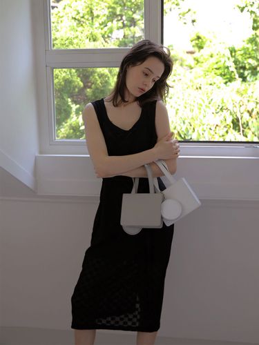 Jelly Bean Square Bag_Grey - SOFT SEOUL - Modalova