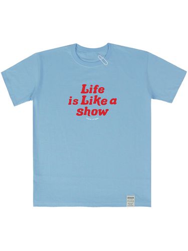 Big Life Smile Logo T-Shirt_Sky blue - GRAVER - Modalova