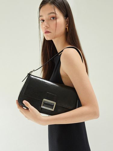 Wrinkle Leather Luke Bag in Black_VX0AG0850 - RAIVE - Modalova