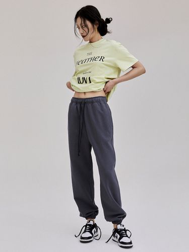 Over Sweat Pants - Charcoal - ONNE - Modalova