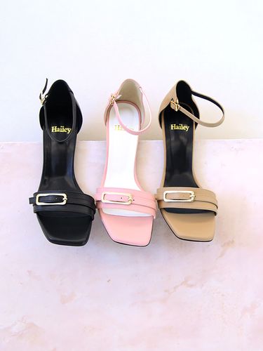 Square Heel Sandal_3color - Hailey - Modalova