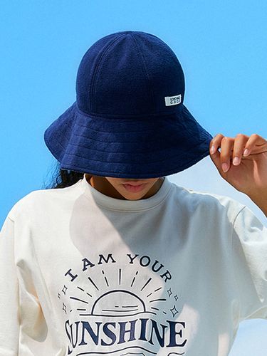 Sunshine Terry Bell Bucket Hat - SOMETHINGGOOD - Modalova