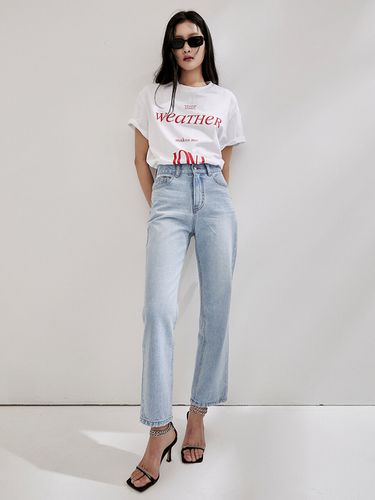 Back Panelled Denim Pants - ONNE - Modalova