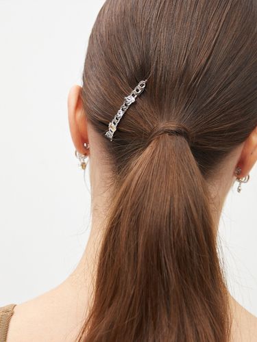 Gem-Stone Hairpin Silver - Le masque - Modalova