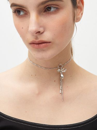 Two-way Chocker Necklace Silver - Le masque - Modalova