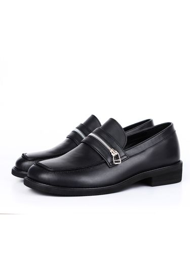 Square Toe Zipper Loafer - DAVID STONE - Modalova