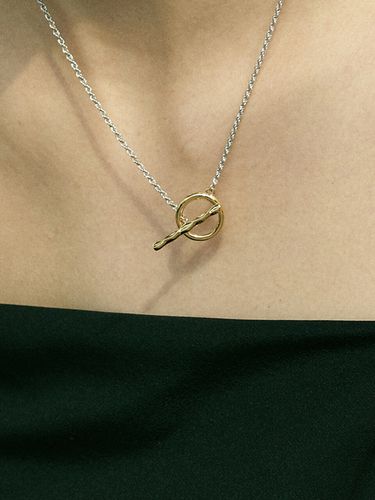 Ripple Flow Round Chain Necklace - FEYSE - Modalova