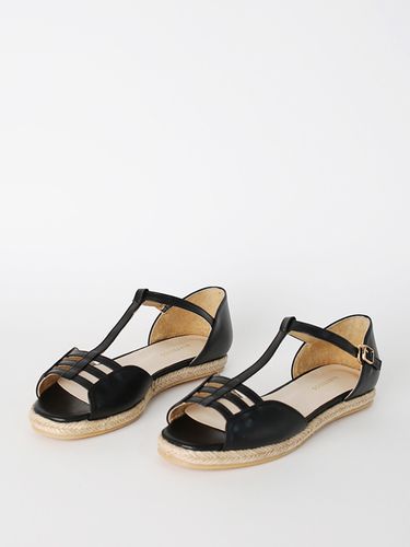 Chloe Cozy Sandal_Black - MARYRINGO - Modalova