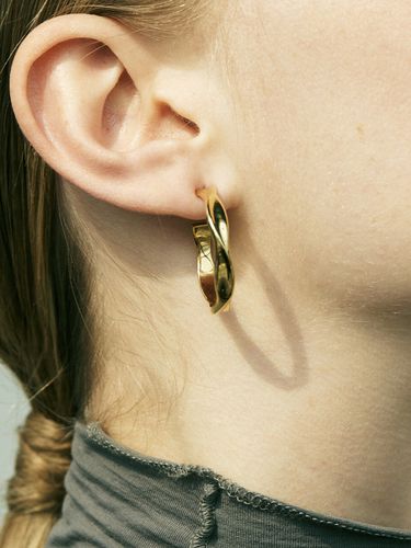 Ripple Wave Hoop Earrings - FEYSE - Modalova