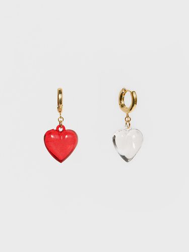 Heart Bold One touch Earrings_2colors - FANTASTIC PLANET - Modalova