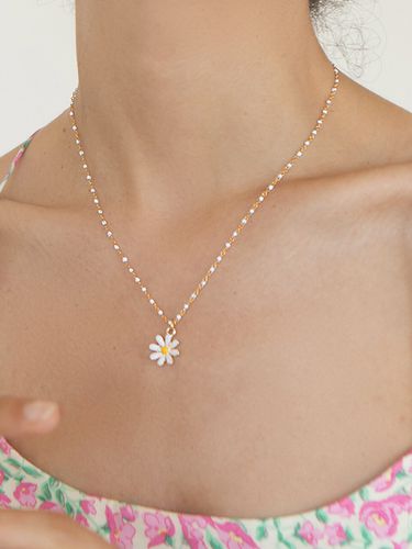 White Dot Daisy Necklace - FANTASTIC PLANET - Modalova