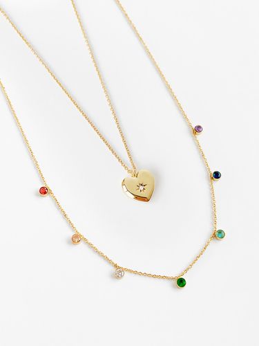 Rainbow Heart Necklace Set - FANTASTIC PLANET - Modalova