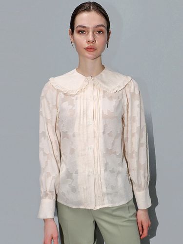 Cloud Frill Blouse_Cream - DAMAGE MNEMONIC - Modalova