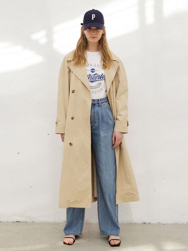 Neue Double Trench Coat _Yellow Beige - NEUEYET - Modalova