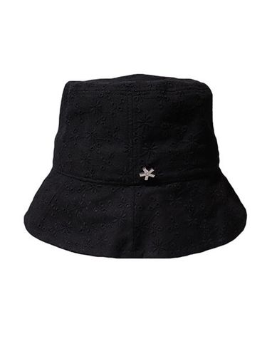 Lace Bucket Hat - Black - ELKE BLOEM - Modalova