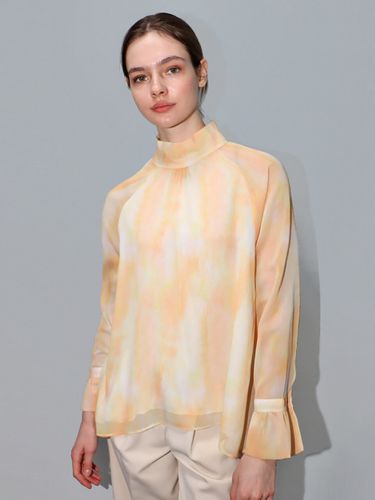 Marbling Blouse_Yellow - DAMAGE MNEMONIC - Modalova