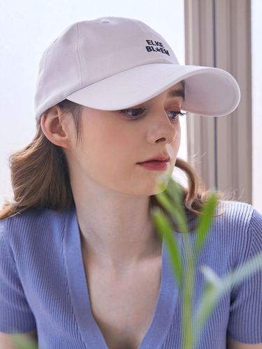 Logo Basic Ball Cap - White - ELKE BLOEM - Modalova