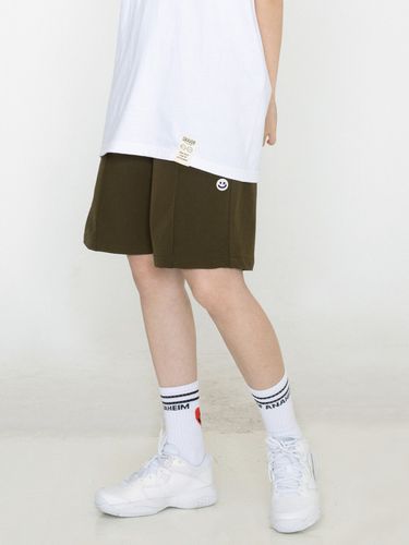 UNISEX] Drawing Smile White Clip Shorts - GRAVER - Modalova