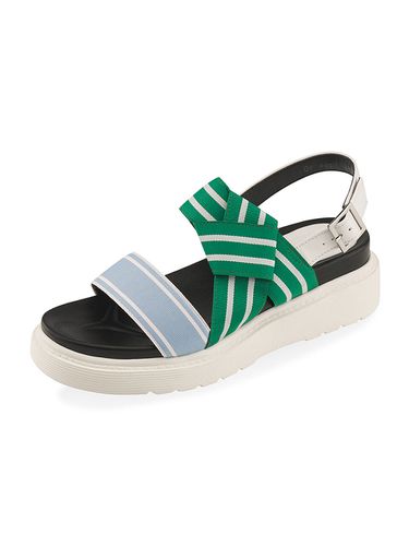 Glob Origami Sandals - Green - CLLIB - Modalova