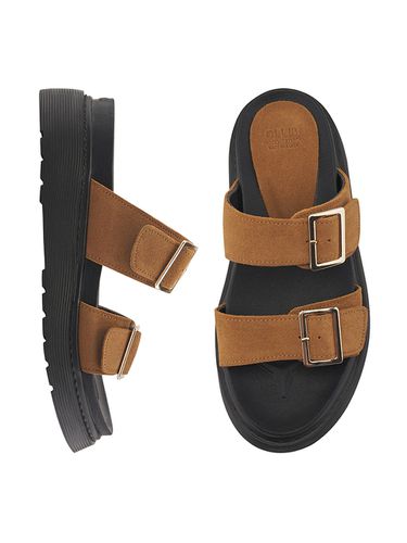 Glover Double Buckle Chunky Mules - CLLIB - Modalova