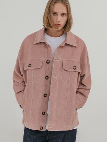 Oversized Corduroy Trucker Jacket - V2 - Modalova