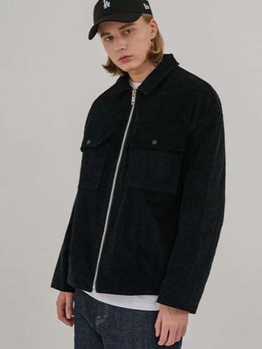 Oversized Corduroy Trucker Jacket - V2 - Modalova