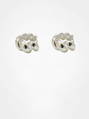 Big Strap Silver Earring - nuavo - Modalova