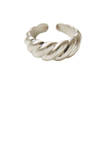 Basic Strap Silver Ring - nuavo - Modalova