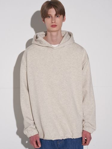 Oversized String Hoodie Light Beige - V2 - Modalova