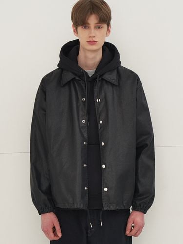 Wax Coated Banding Coach Jacket - V2 - Modalova